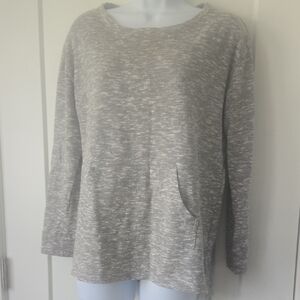 Jane and Delancey Heather Gray Knit Top